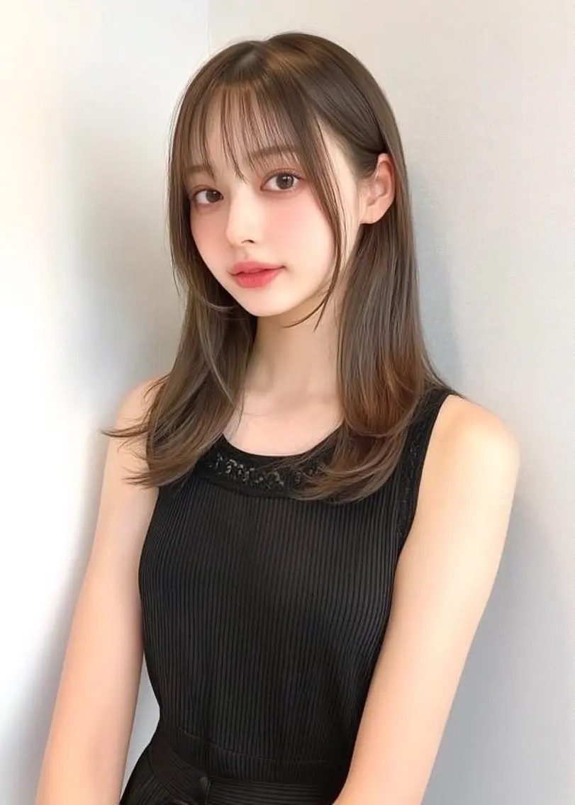 土日夜限定🫧ミディアムレイヤーカット+透明感カラー🫧の写真