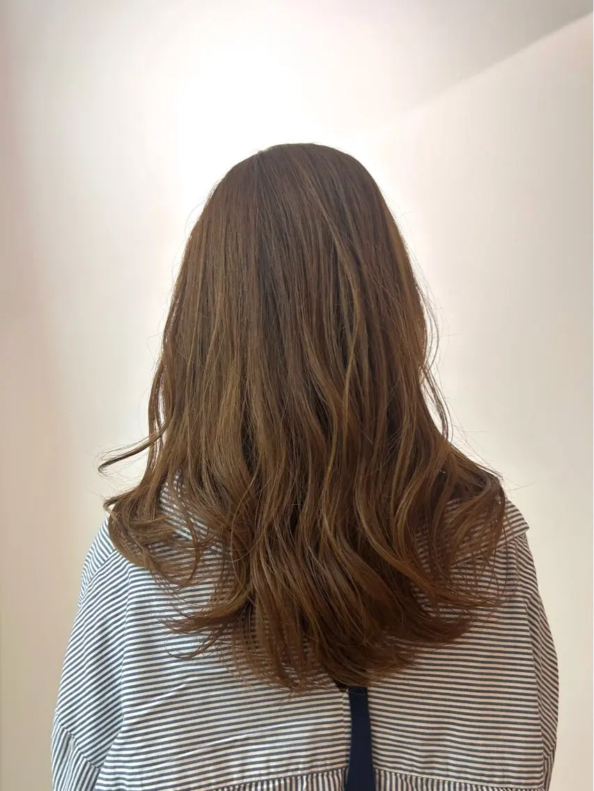 ロング ヘアカラー トリートメント ヘッドスパ 🪷上品/アンニュイ /似合わせ🫧菜々子のヘアスタイル