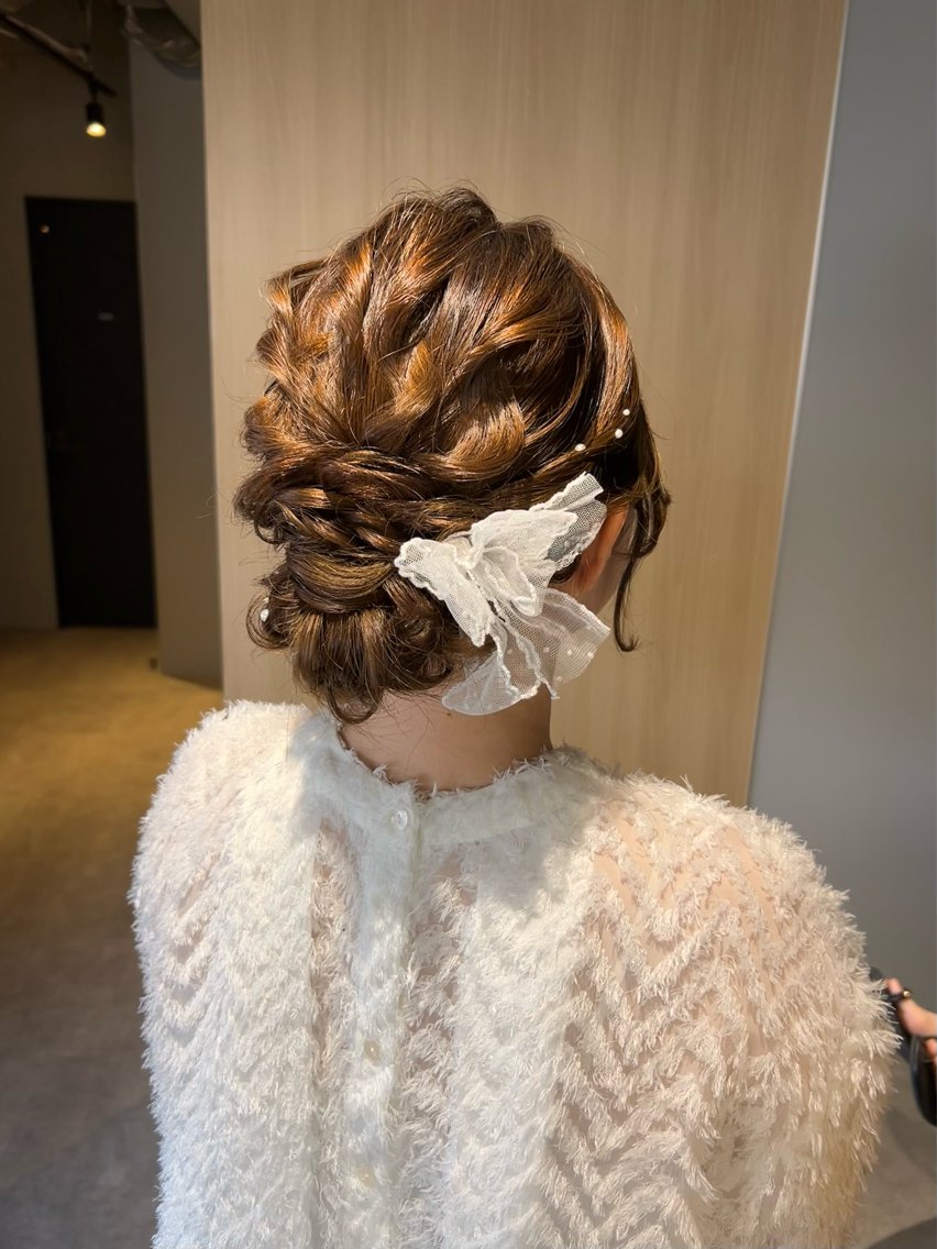 ヘアアレンジ 浴衣 ヘアセット juve.大分/ 秋月ひとはのヘアスタイル