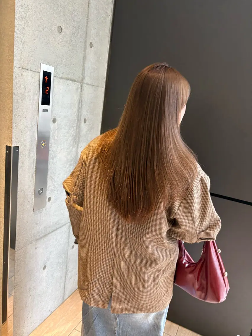 ロング カラー ヘアアレンジ アッシュ ベージュカラー 髪質改善 トリートメント カット ヘアカラー トリートメント Day&Night kanaのヘアスタイル