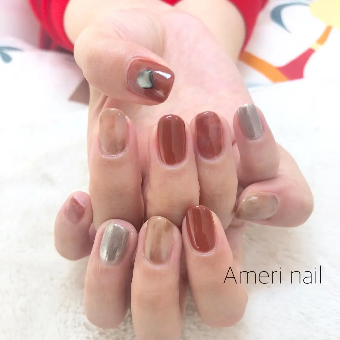 ネイル ハンドネイル Ameri nail /UKIのネイルデザイン