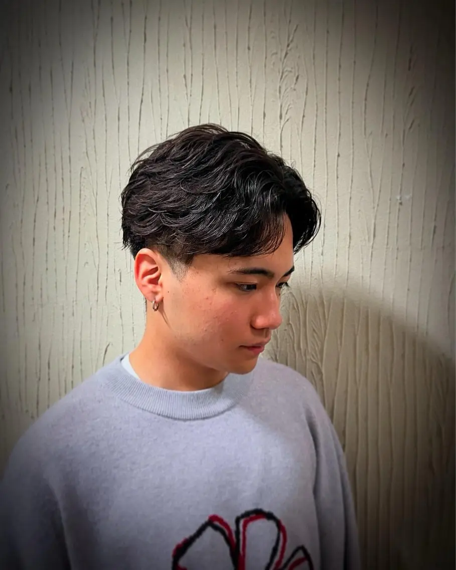 【ご新規様限定】【メンズ限定】似合わせカット+フェザーパーマの写真