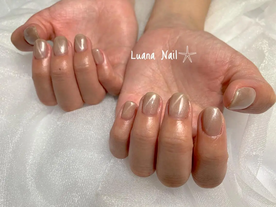 ネイル マグネットネイル ハンドネイル BeauJu by Luana Nailのネイルデザイン