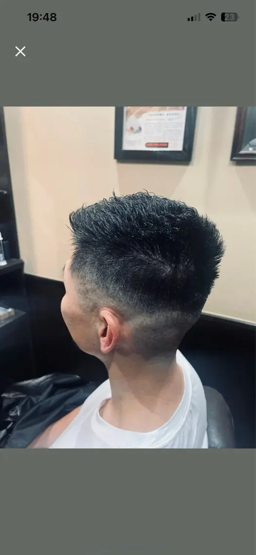 ショート メンズ フェードカット 堀 真人のヘアスタイル