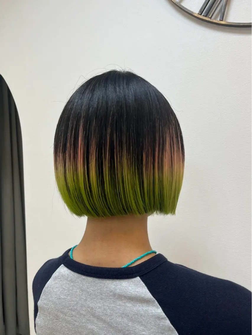 【ボブスタイル】カットの写真