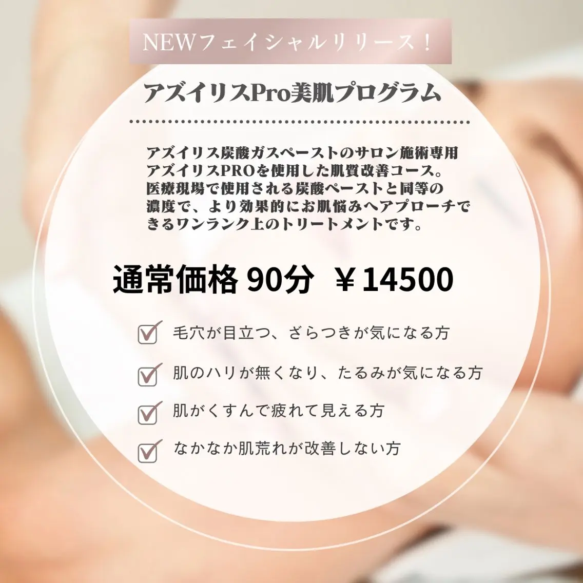 【期間限定特別価格】本気の肌改善！アズイリスPRO美肌プログラムの写真