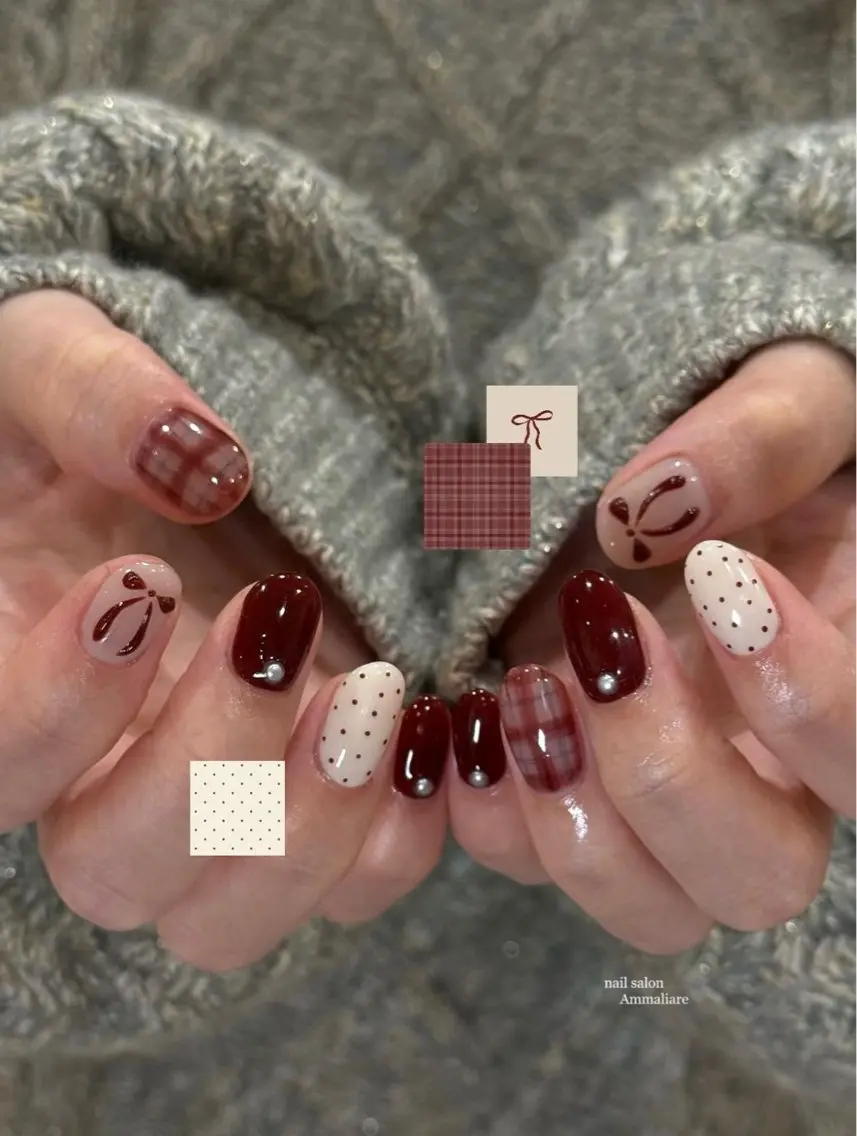 ネイル フレンチネイル グラデーション 韓国ネイル ラメ(グリッター) マグネットネイル ハンドネイル Lumi de nailsのネイルデザイン