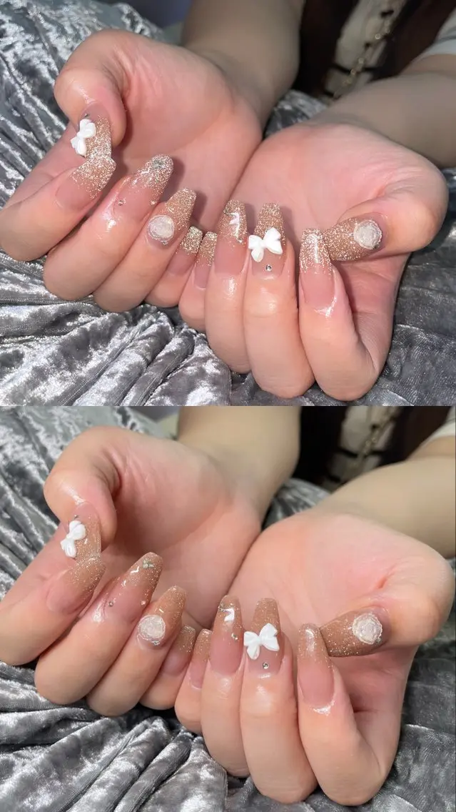 ネイル ハンドネイル Mumu眉毛,ネイル モデル募集中🪄のネイルデザイン
