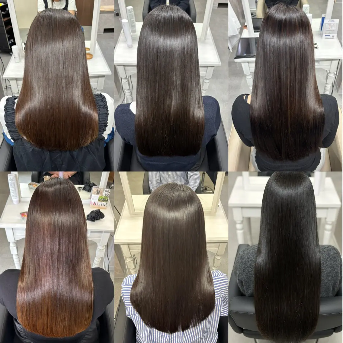 ロング かがみ/メンテナンス カット無料のヘアスタイル
