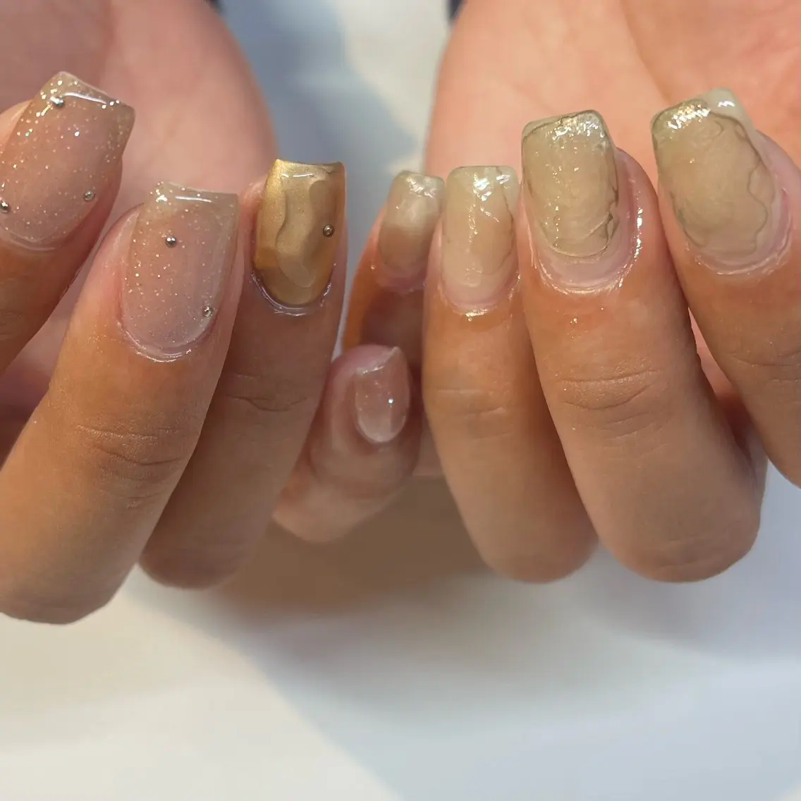 ネイル ニュアンスネイル Manon Yuiのネイルデザイン