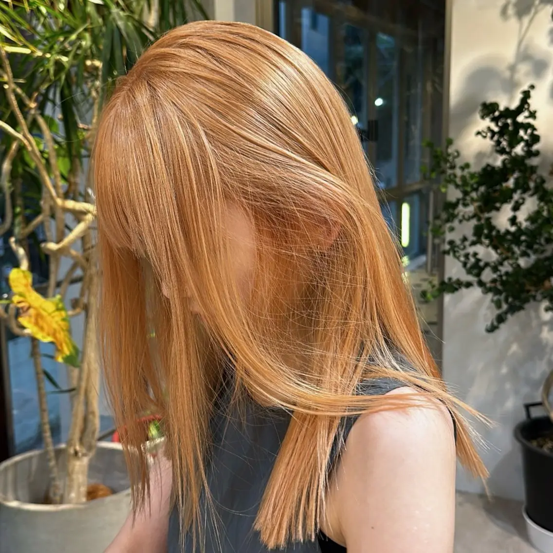 カラー ヘアカラー トリートメント RINA .のヘアスタイル