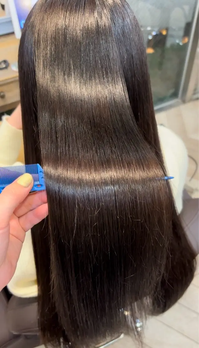 🌀梅雨前メニュー🌀カット+巻ける縮毛矯正+3stepトリートメントの写真