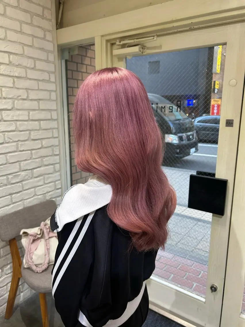 ロング ヘアカラー ︎☀️はるき︎︎☁️ ショートモデル募集のヘアスタイル