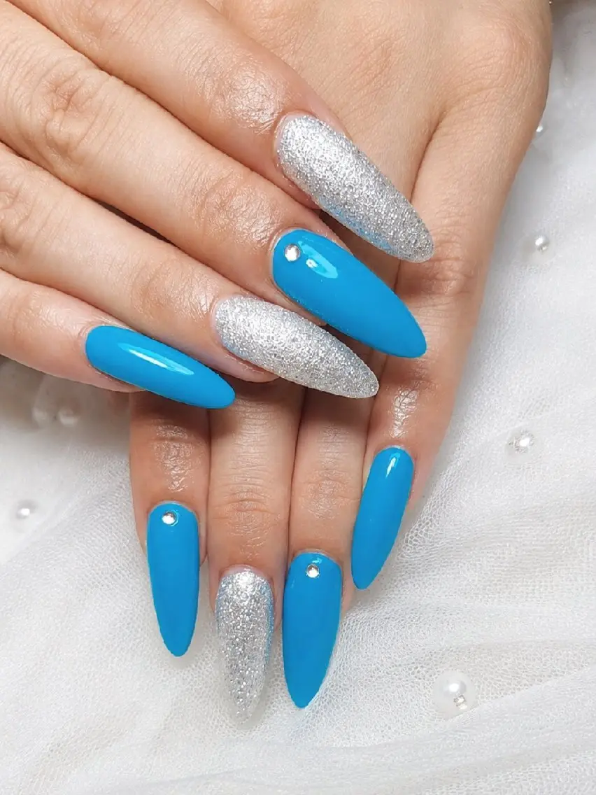 ネイル ラメ(グリッター) ラメグラデーション ワンカラーネイル ハンドネイル Whitebase nailのネイルデザイン