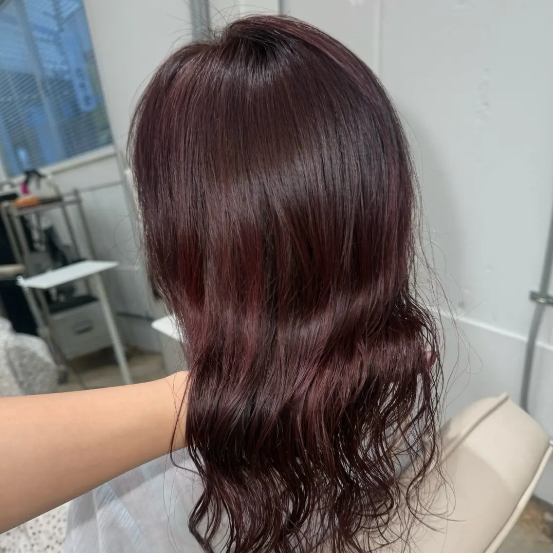 セミロング カラー パーマ カット ヘアカラー トリートメント 🤍ENIF ハヤシアヤナ🤍のヘアスタイル