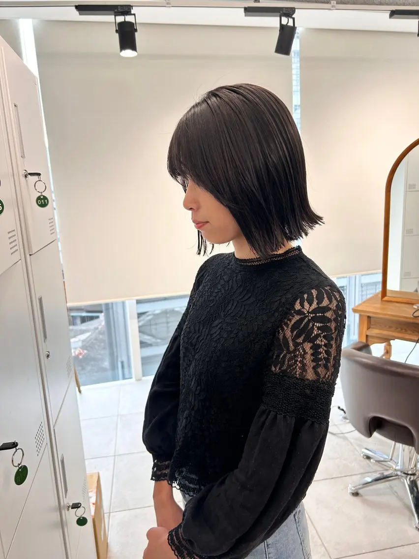 ミディアム カラー ヘアアレンジ カット ヘアカラー トリートメント 【代表】 たき〜のヘアスタイル