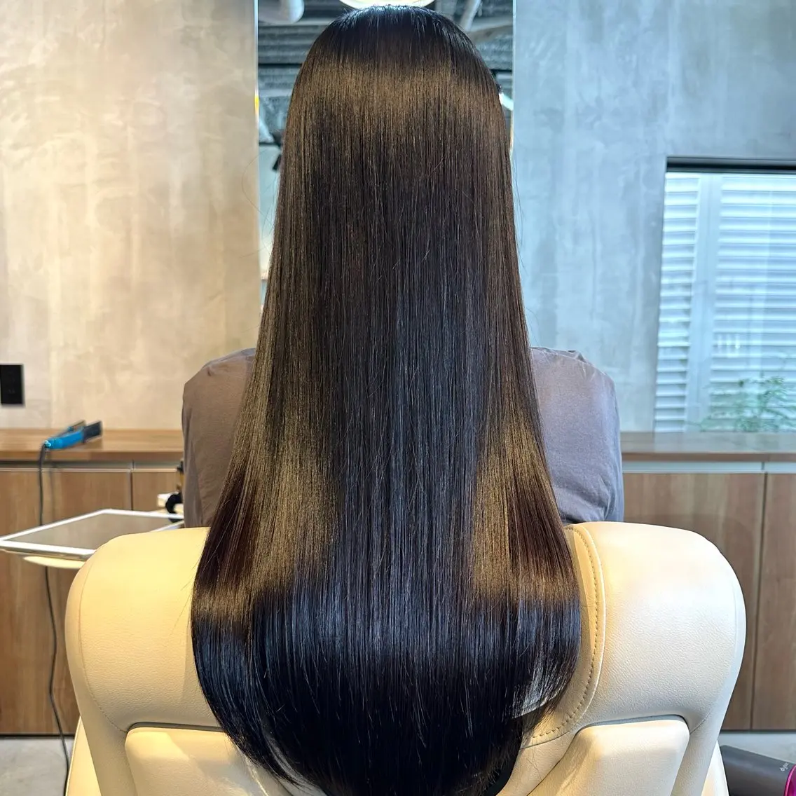 ロング カラー トリートメント 飯田 智也のヘアスタイル