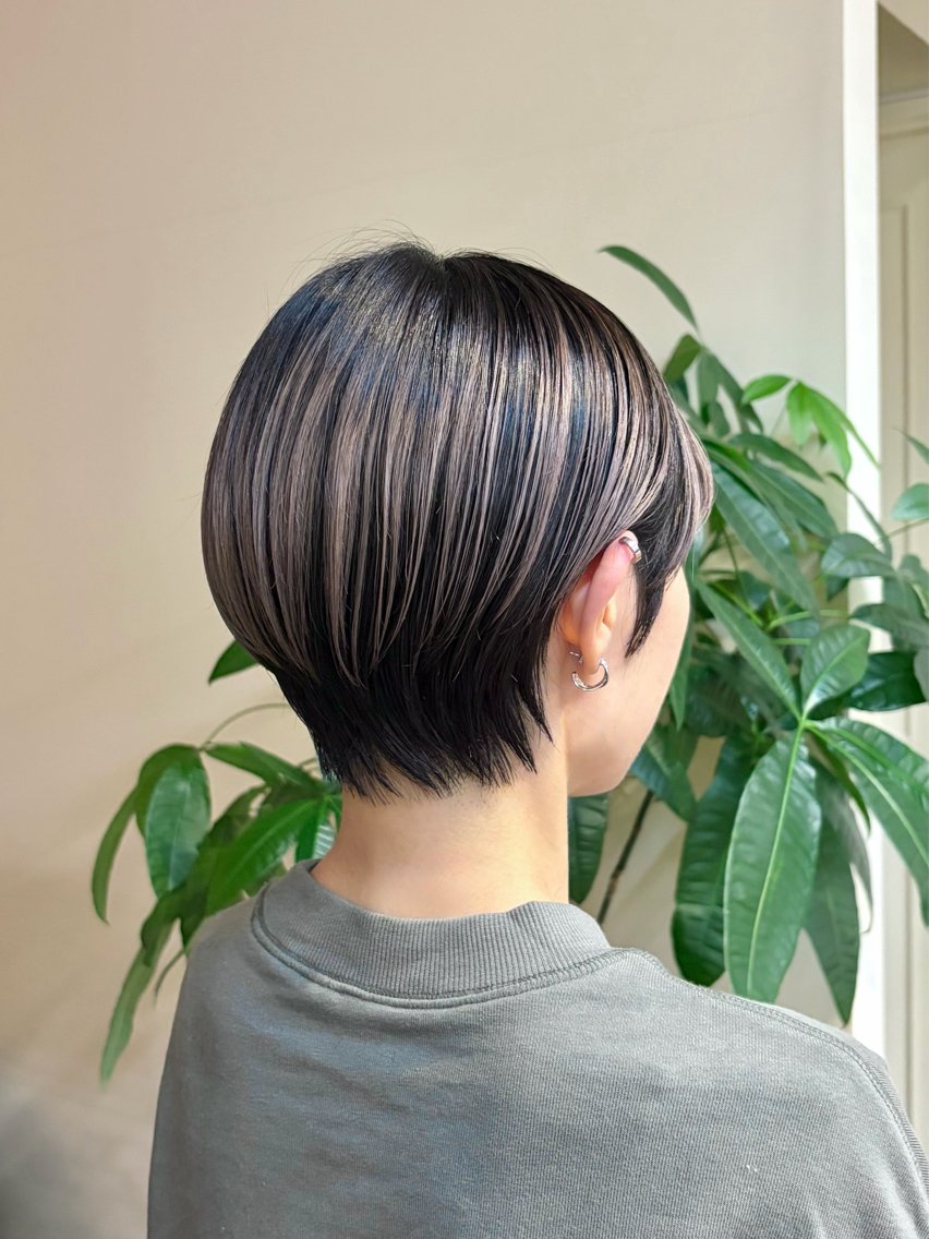 ショート カラー ショートヘア カット ヘアカラー sana/レイヤー /ボブ/透明感カラーのヘアスタイル