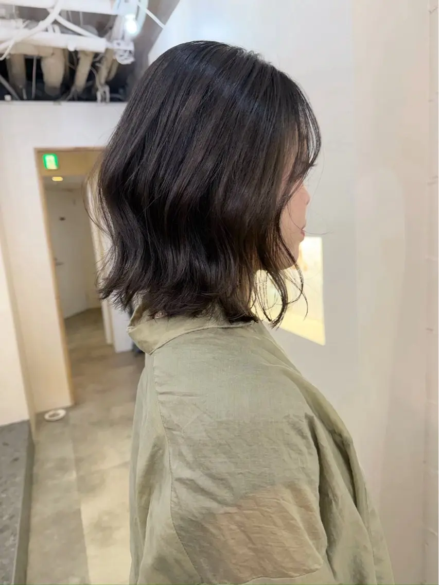 ミディアム カラーモデル募集✨ 天野叶渉のヘアスタイル