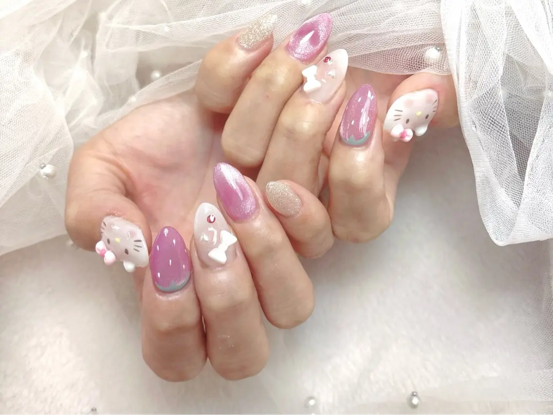 ネイル ハンドネイル ハンドケア R1🎀Nail💕 池袋東口店のネイルデザイン