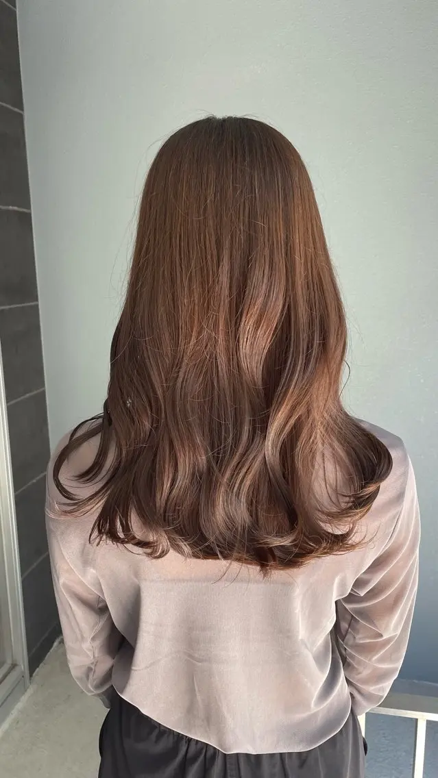 セミロング Heath 姪浜 ⌇フタバのヘアスタイル