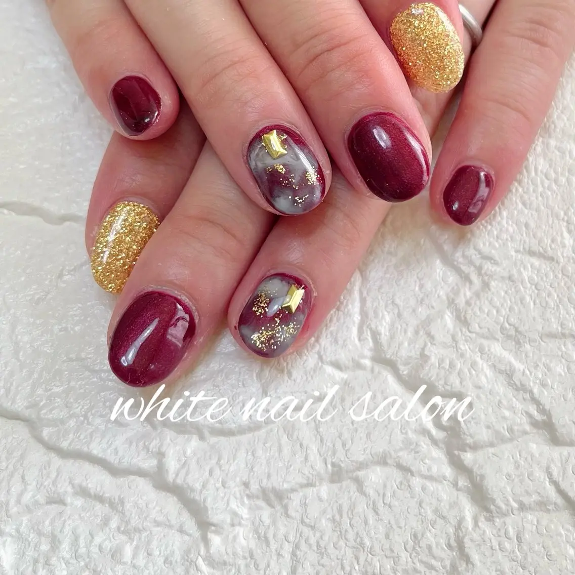 ネイル ハンドネイル white nail salonのネイルデザイン