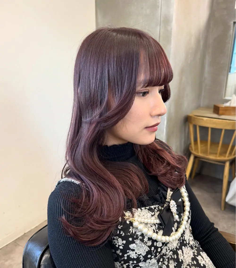 ロング カット ヘアカラー トリートメント ✨本日空きあります✨ 遠田コウヘイ🌟のヘアスタイル
