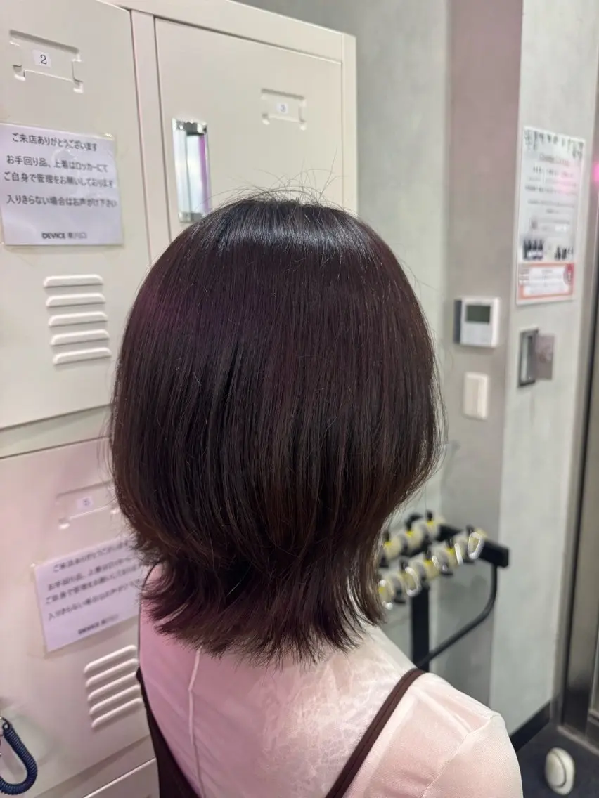 ミディアム カラー ヘアアレンジ カット トリートメント 💫きたはら りおん💫のヘアスタイル