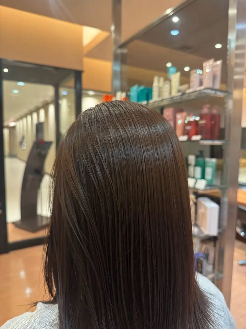 カラー ブラウンカラー ピンクカラー 大谷 和音のヘアスタイル