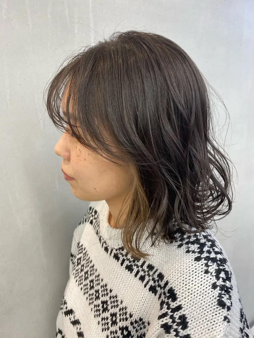 ショート カラー ヘアカラー 平川 夏海のヘアスタイル