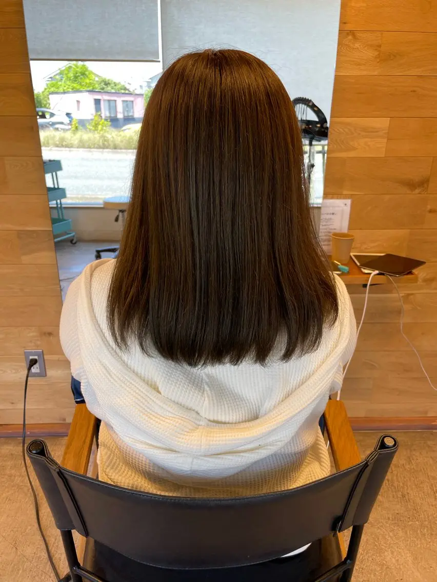 セミロング 畑村 まゆみのヘアスタイル