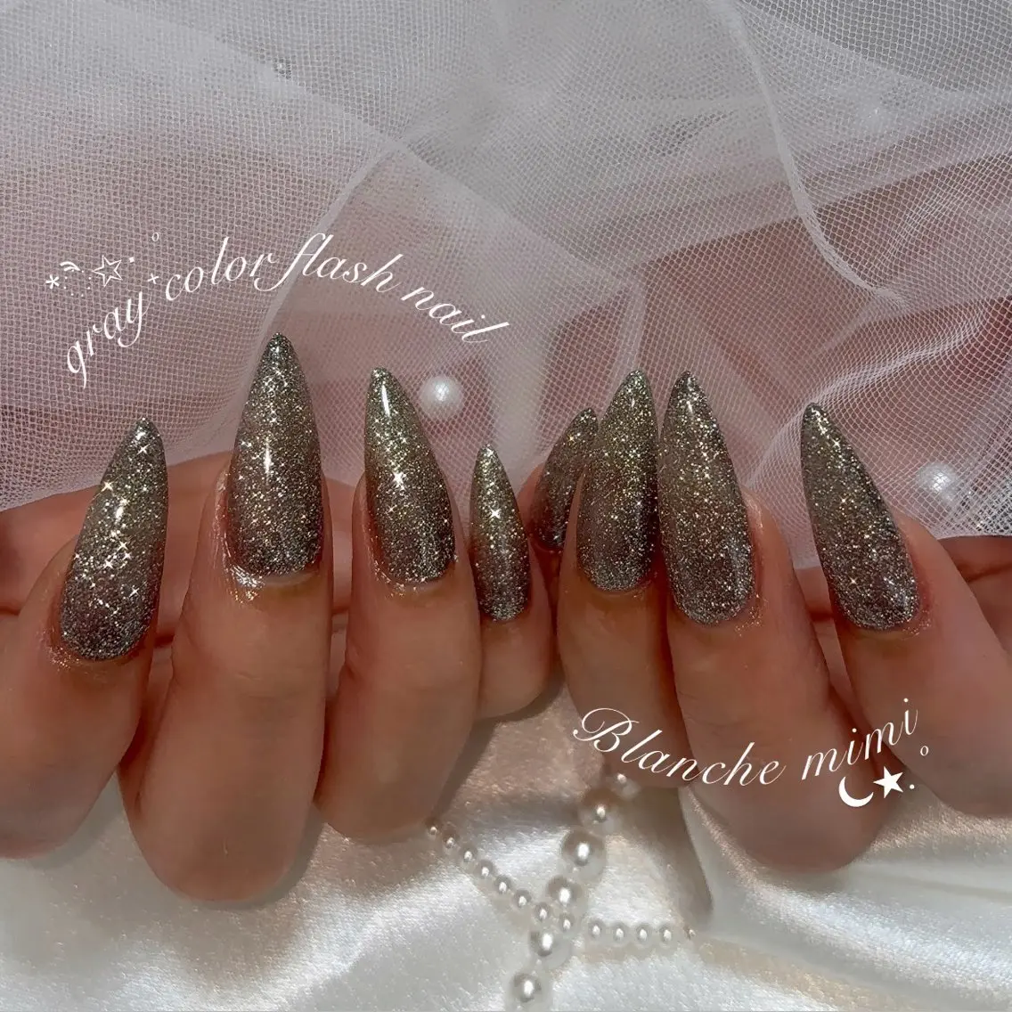 ネイル ハンドネイル Blanche mimi.u_aのネイルデザイン