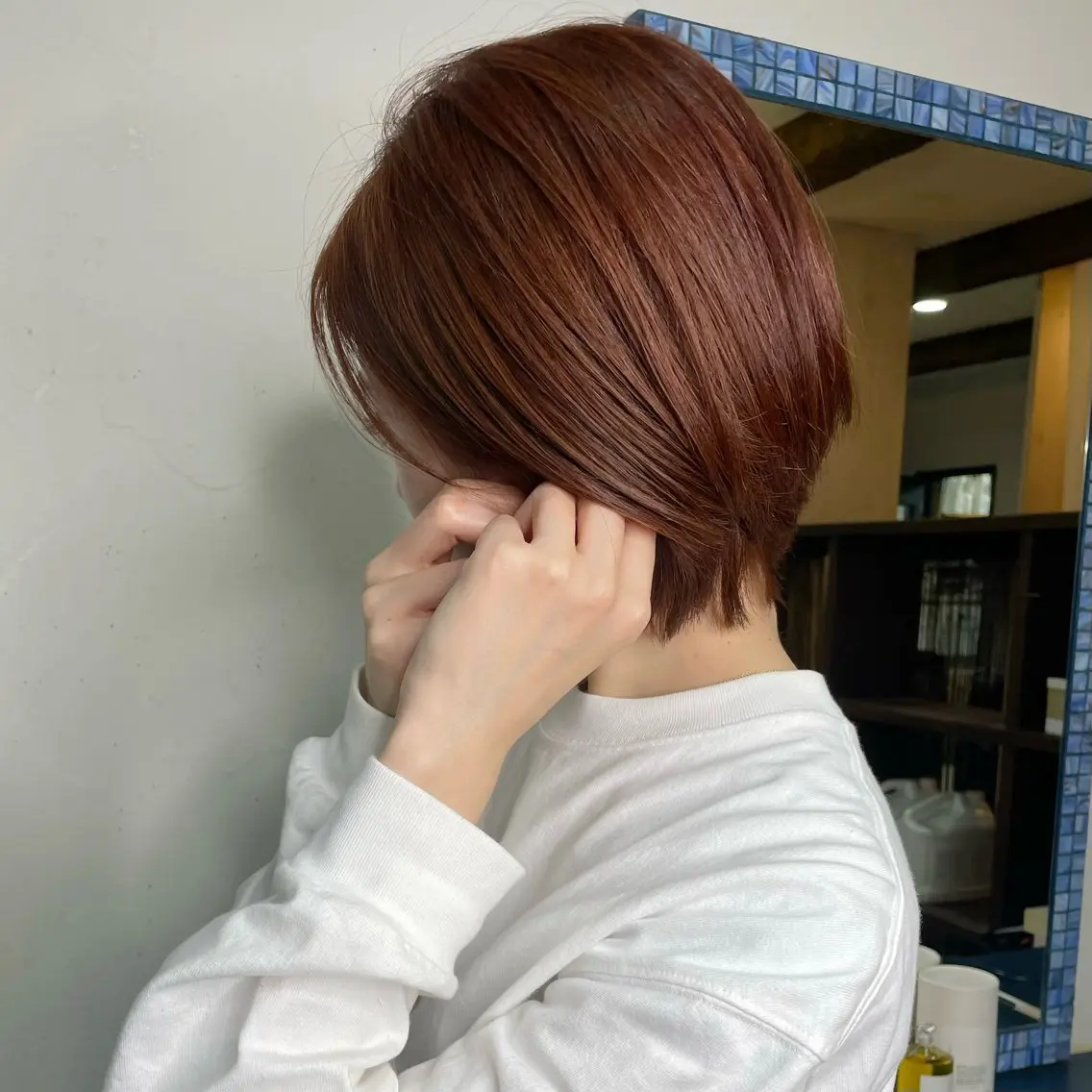 ショート カラー ブラウンカラー オレンジ オレンジブラウン カット ヘアカラー トリートメント 🌿calm🌿似合 わせ💐齋藤なな💐のその他イメージ