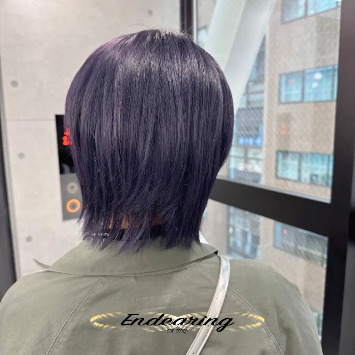 ミディアム レイヤーカット ウルフカット カット ヘアカラー Endearing 銀座/レイヤーカットのヘアスタイル