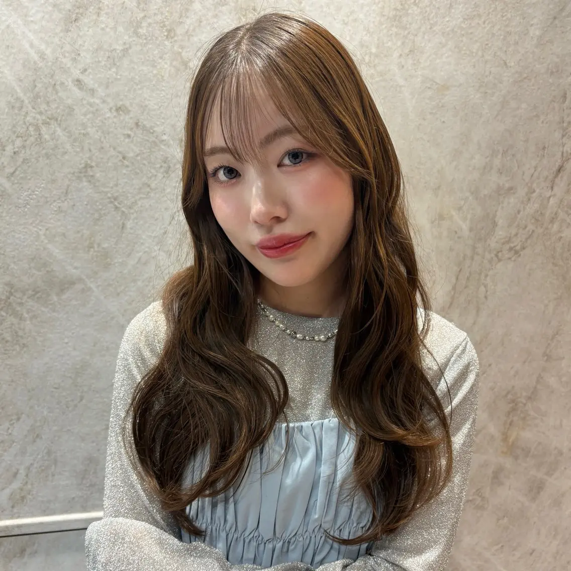 ロング カラー ベージュカラー ブラウンカラー 透明感カラー マロンブラウン オリーブベージュ カット ヘアカラー トリートメント 顔周りレイヤーカット /髪質改善/ゆう🤍のヘアスタイル