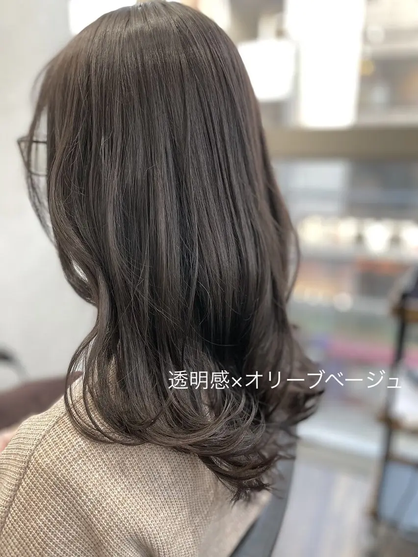 セミロング 松下|個室 マンツーマン美容師のヘアスタイル
