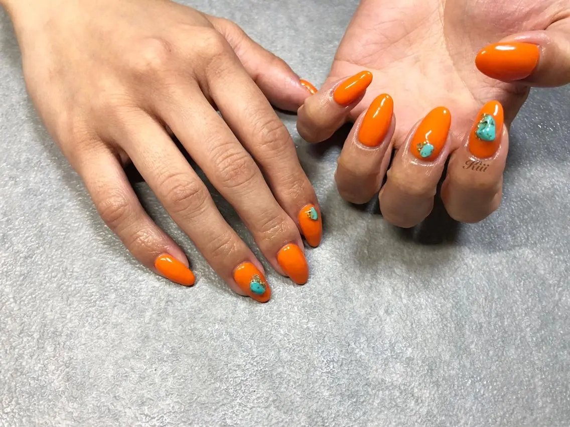 ネイル ハンドネイル フットネイル kiii.__ ✴︎*のネイルデザイン