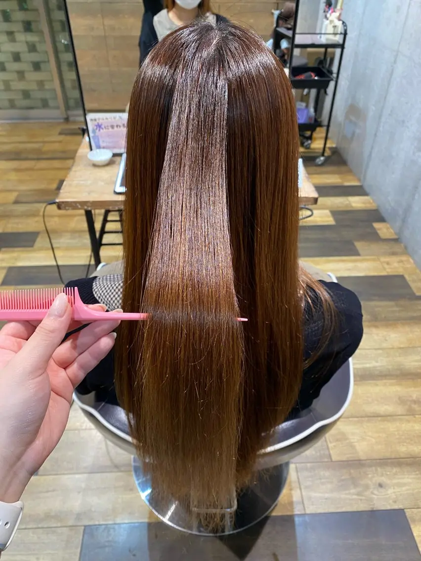 縮毛矯正 mayu 🕊️🫧のヘアスタイル