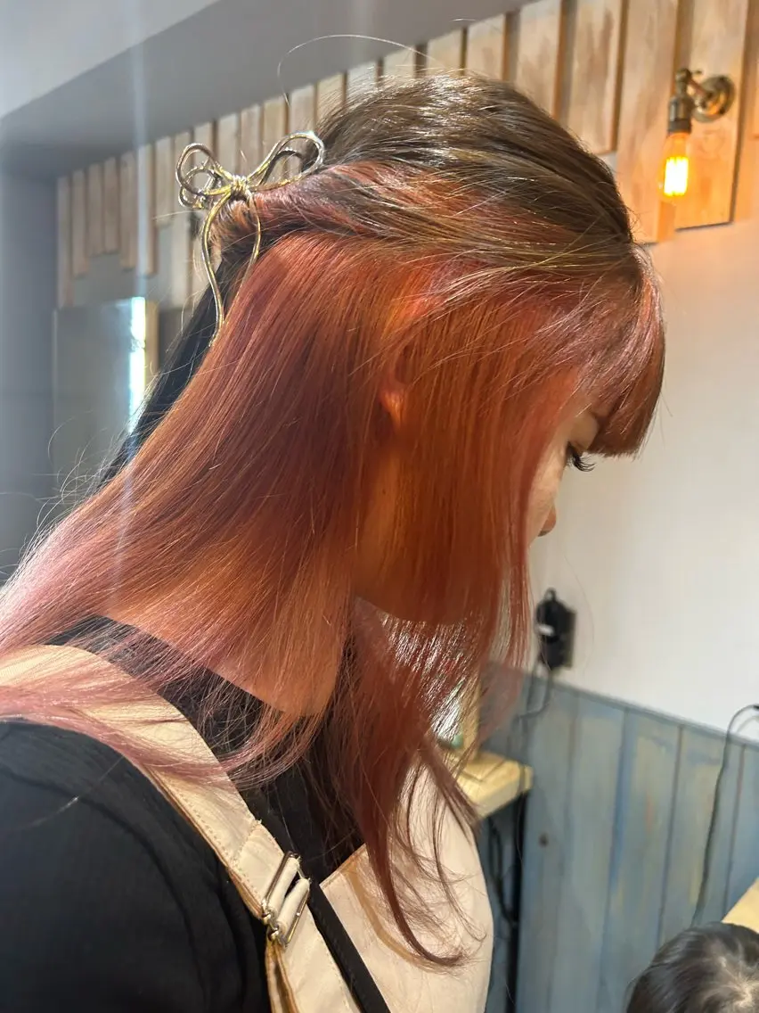 ロング 園田 彩音のヘアスタイル