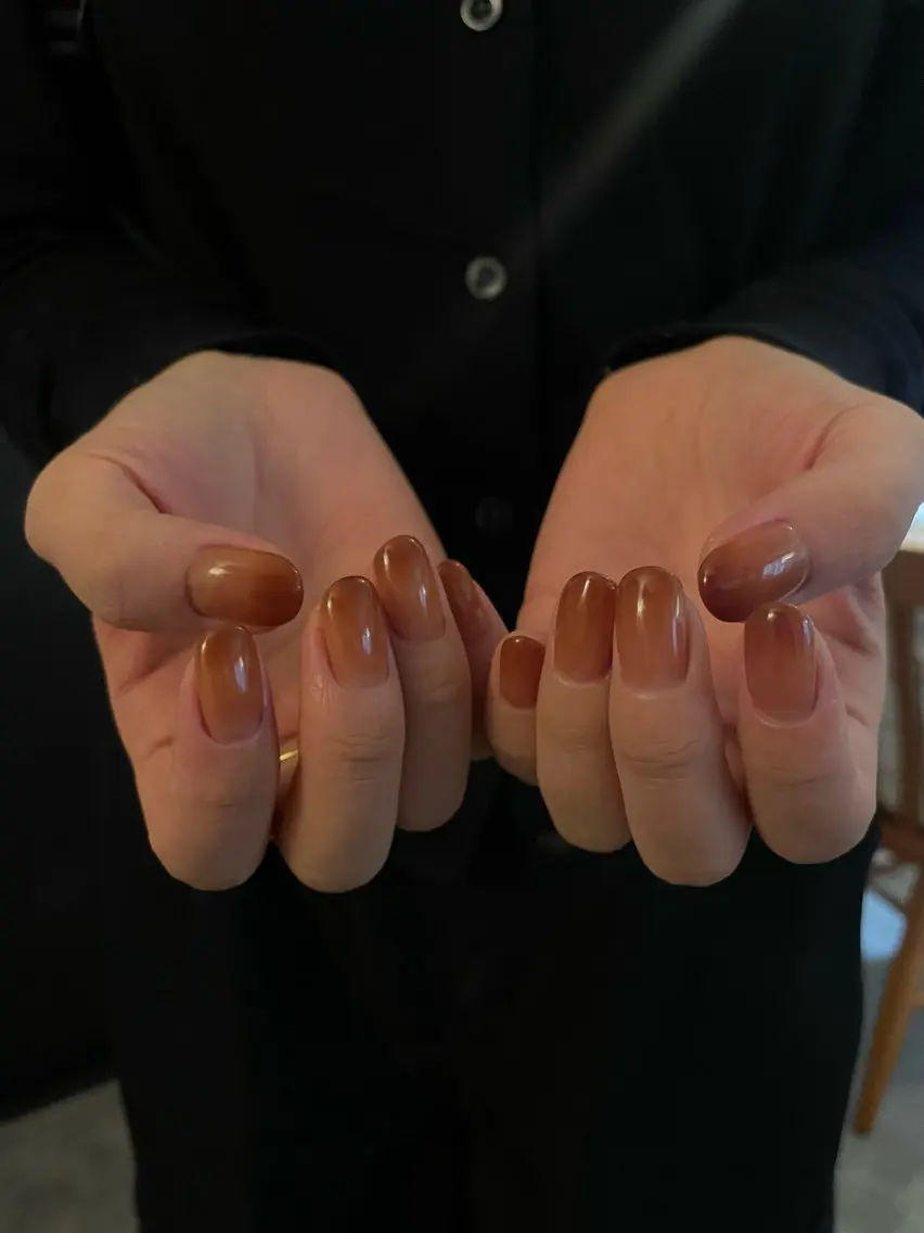 ネイル グラデーション シンプルネイル ハンドネイル roof nailのネイルデザイン