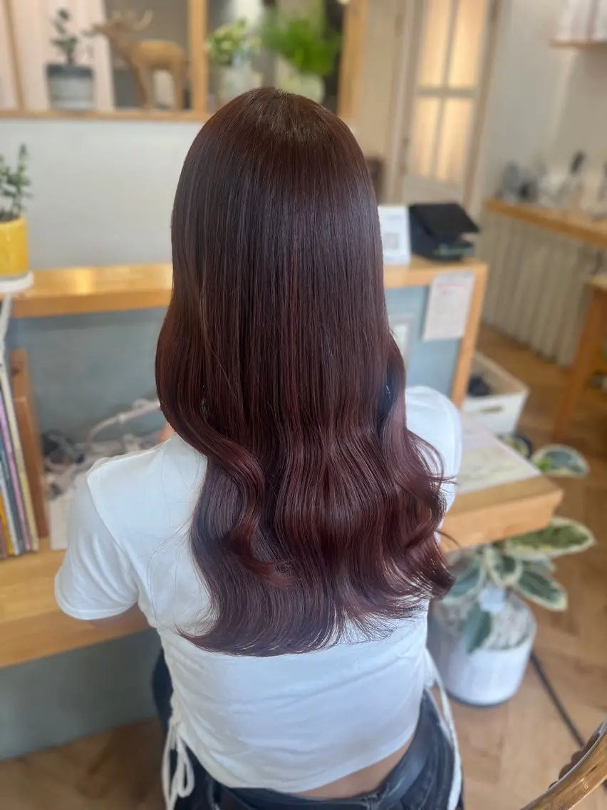 ロング カラー ヘアカラー merc.🐑🤍 山口夏希のヘアスタイル