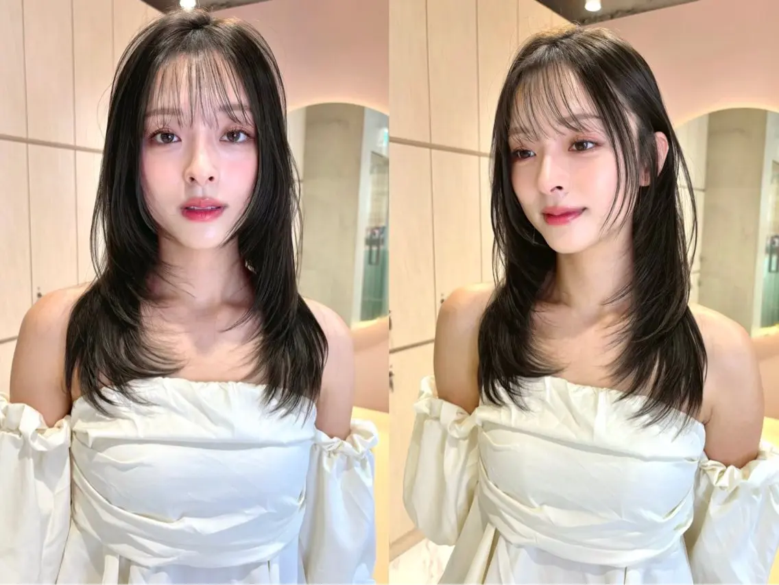 ロング カラー ヘアアレンジ カット ヘアカラー トリートメント ヘアセット 大宮縮毛矯正🩵 レイヤー 佐藤和のヘアスタイル