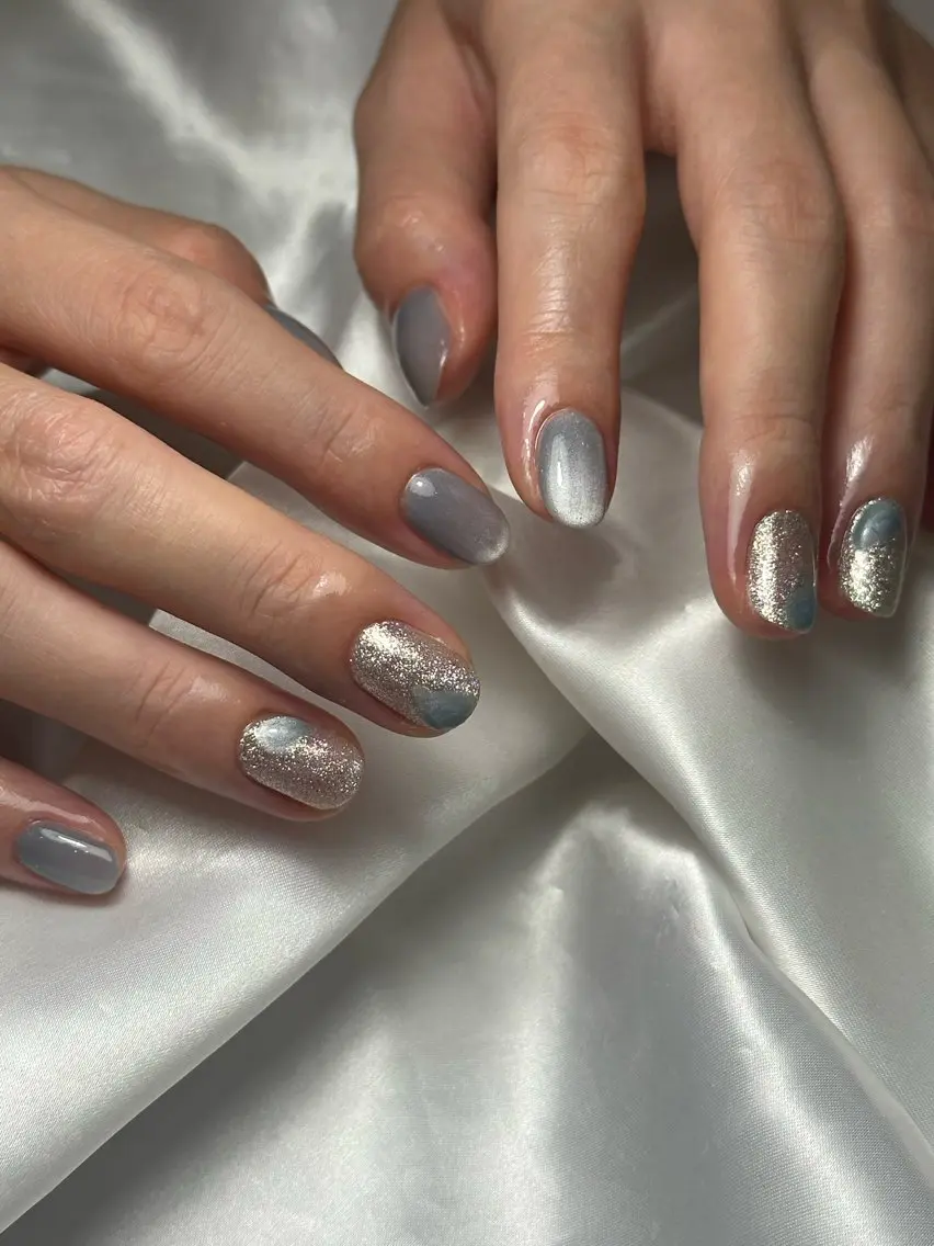 ネイル マグネットネイル Ray nail natsu🎀のネイルデザイン