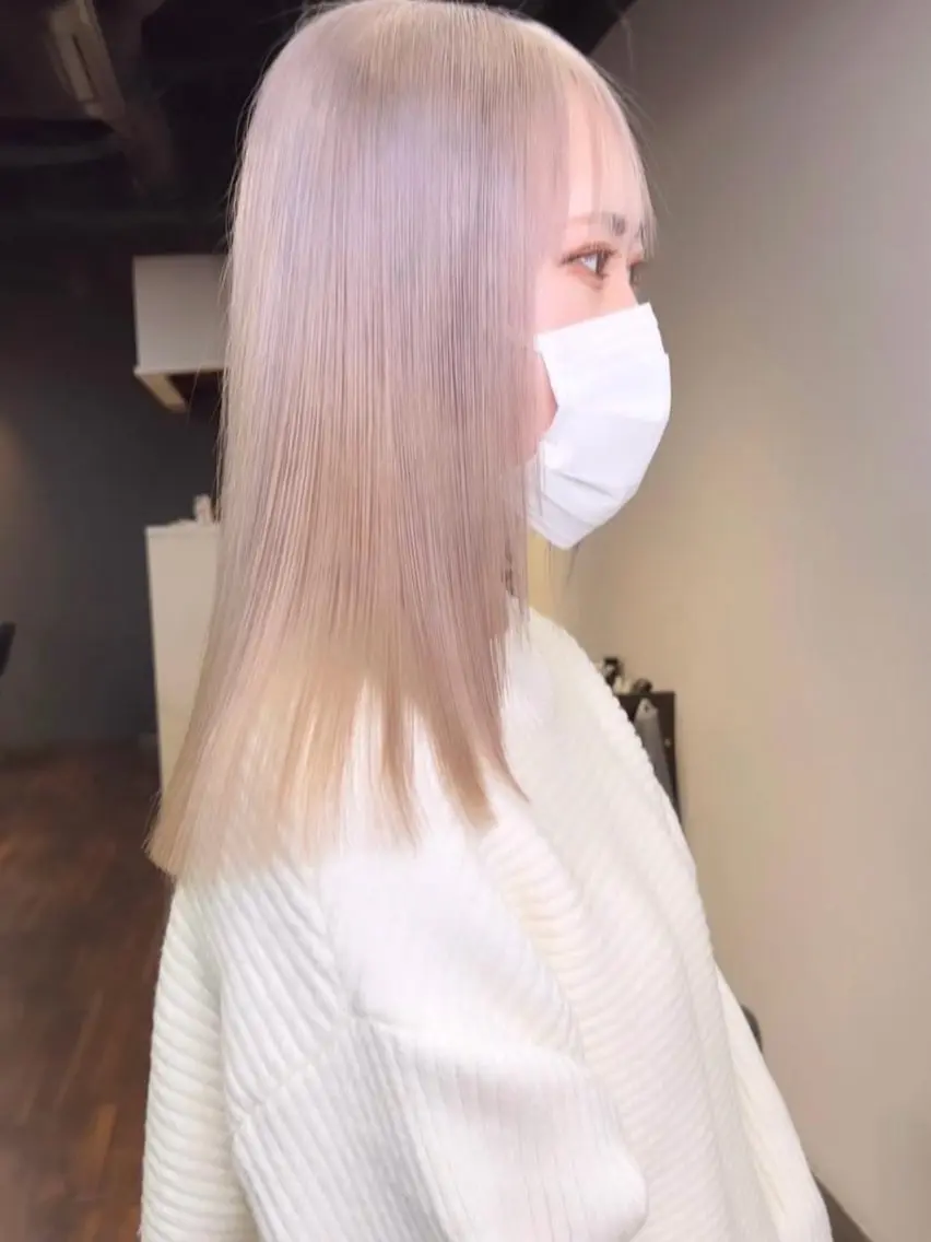ミディアム ⭐️心斎橋カラーモデ ル⭐️SOUのヘアスタイル