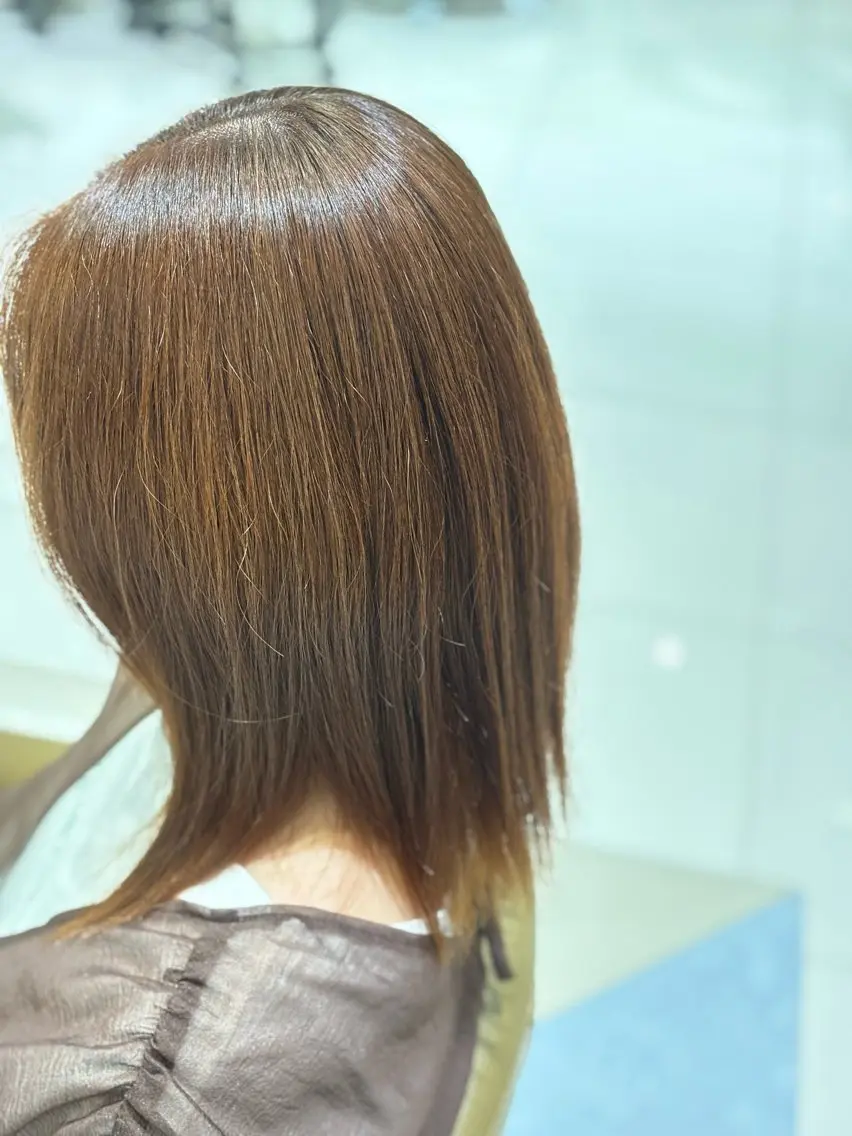 ミディアム カラー ０分パーマ/ メンズパーマ藤原海斗のヘアスタイル