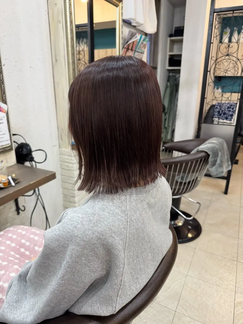 ショート ボブ 兒玉/艶カラー/ 髪のお悩み相談😌のヘアスタイル
