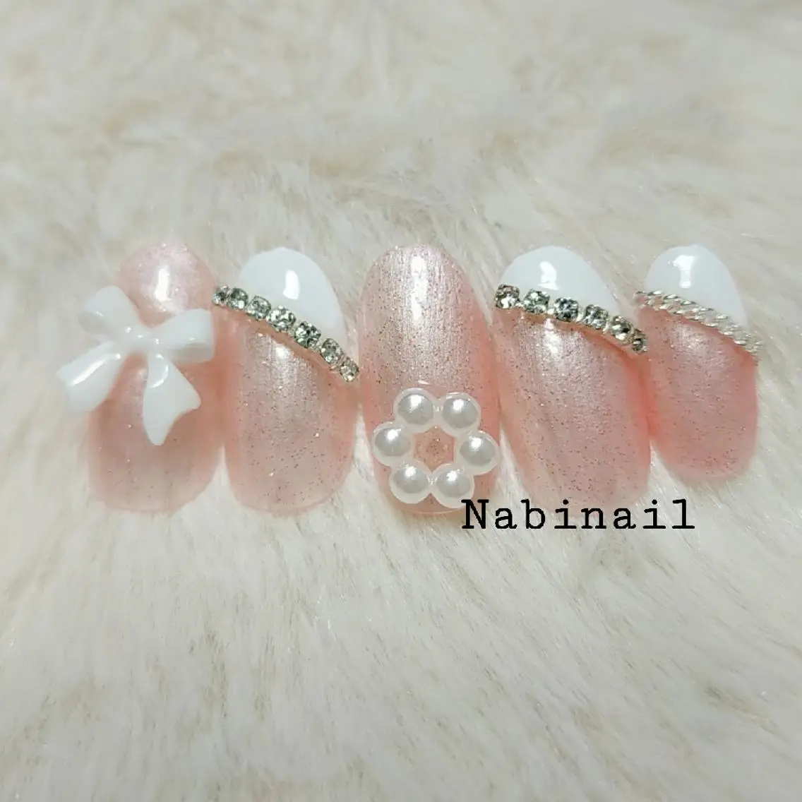ネイル ワンホンネイル 西日暮里 Nabinailのネイルデザイン