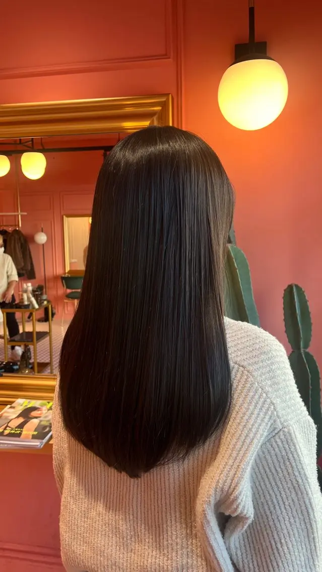 ロング 田中 美月のヘアスタイル