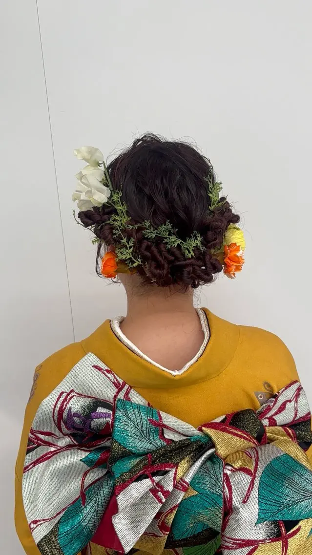 ヘアアレンジ ヘアセット mai/ merry 寺田町のヘアスタイル