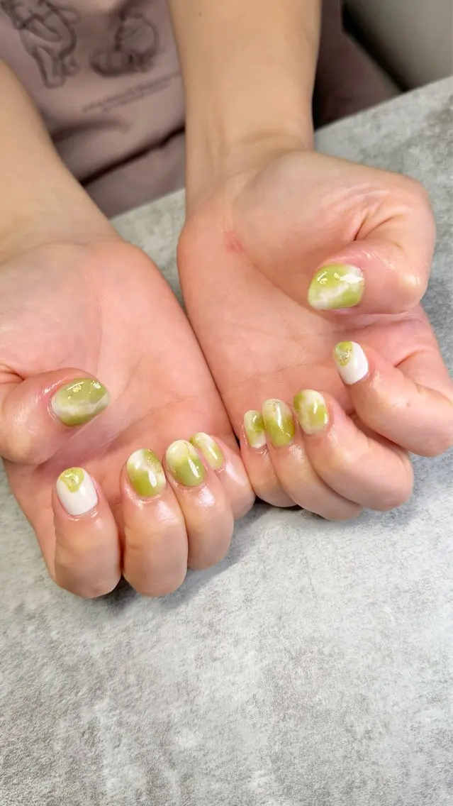ネイル ハンドネイル ハンドケア shino🌟 痛ネイルのネイルデザイン